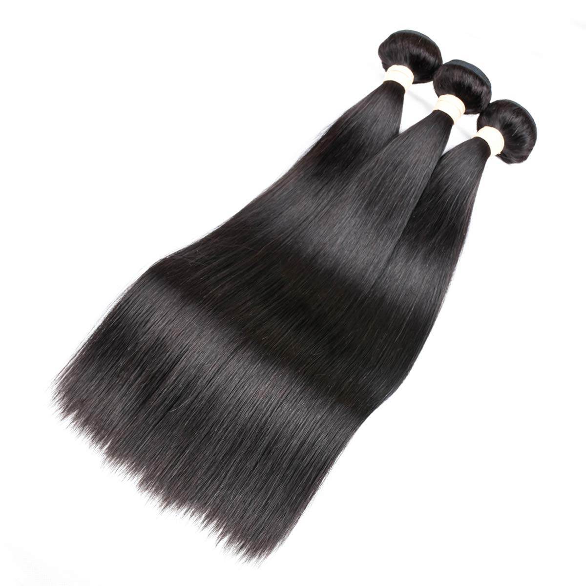 Straight Hair 3 Bundles With Frontal Closure 13x4 - GUDTINGZZHAIR
