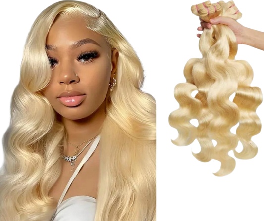 613 Body Wave Bundles 16 18 20 22 inch 4 Bundles