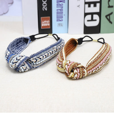 Bohemian braided headband