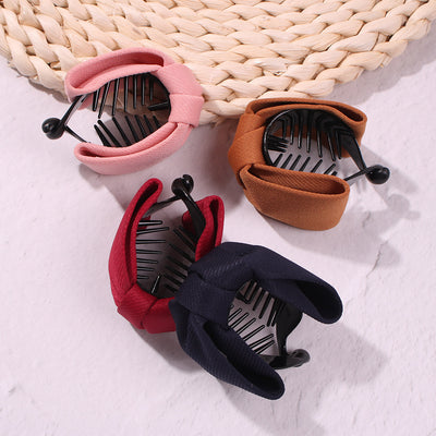 Color fabric hair ring buckle