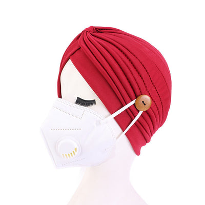 Masks Anti-Strangle Headbands With Button