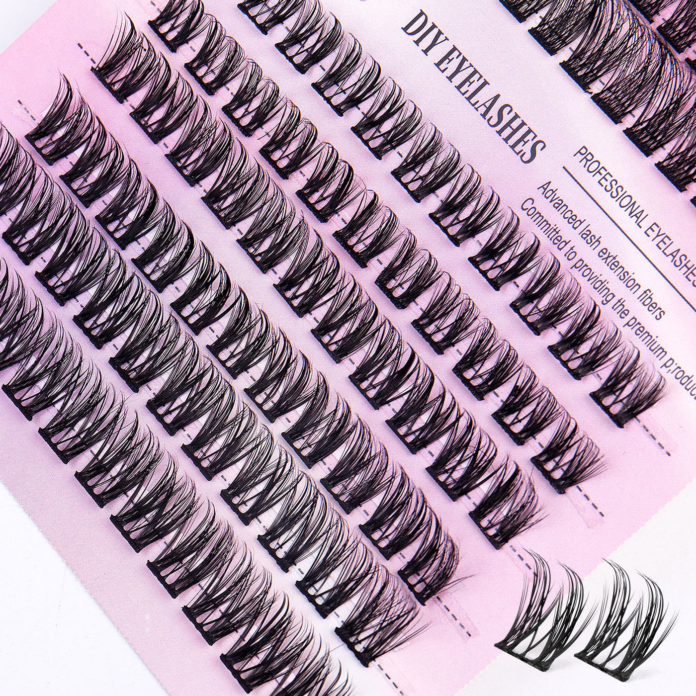 12 Rows Of 150 Segmented Lash Clusters