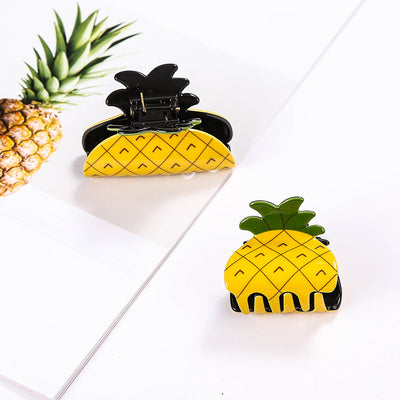 Large and small pineapple ponytail hair clip