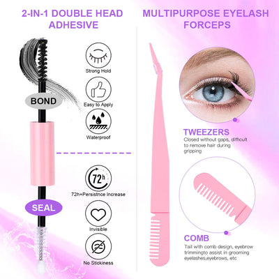12 Rows Of 30D & 40D Clusters Lashes Set