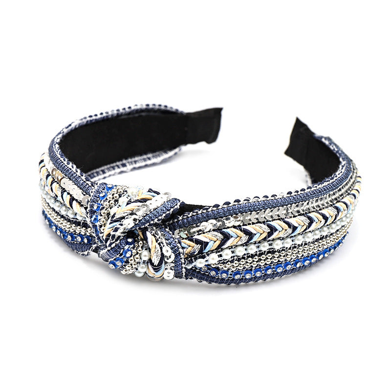 Bohemian braided headband