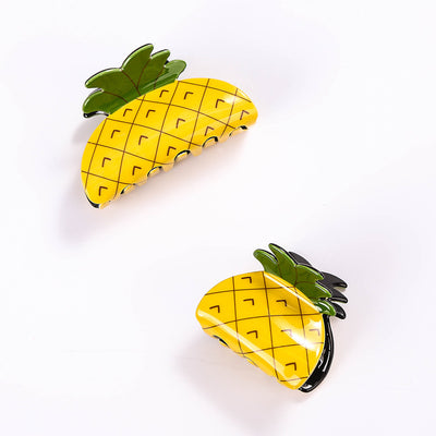 Large and small pineapple ponytail hair clip