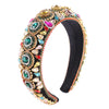 Rhinestone Padded Headband Baroque Crystal