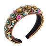 Rhinestone Padded Headband Baroque Crystal