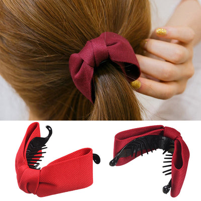 Color fabric hair ring buckle