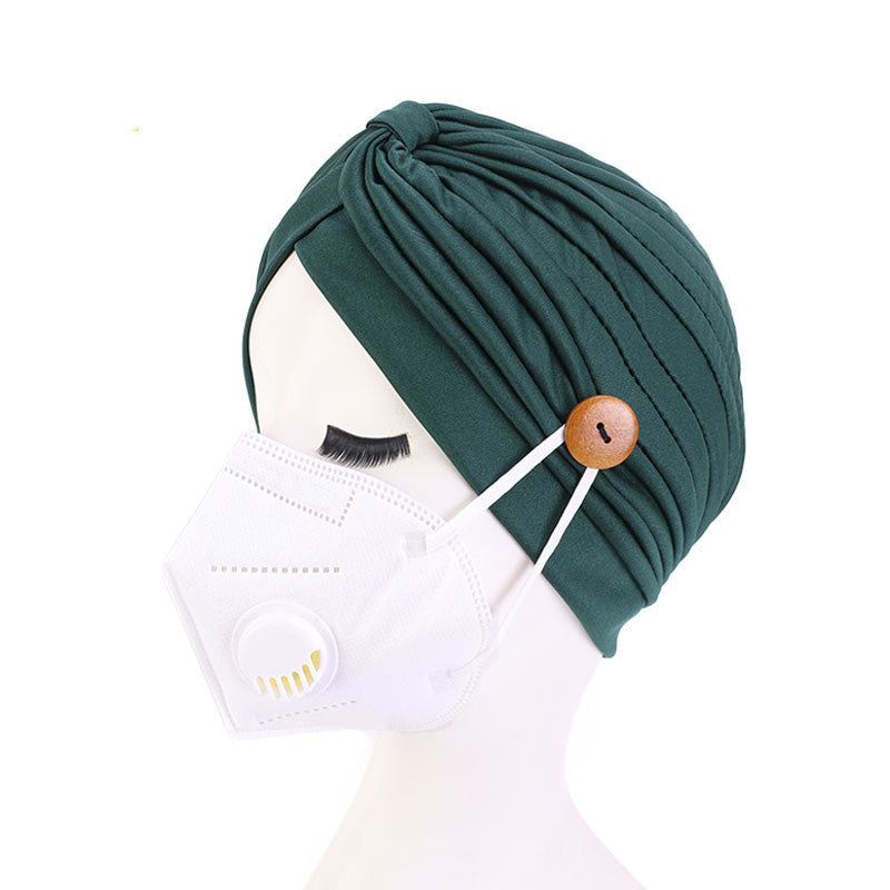 Masks Anti-Strangle Headbands With Button