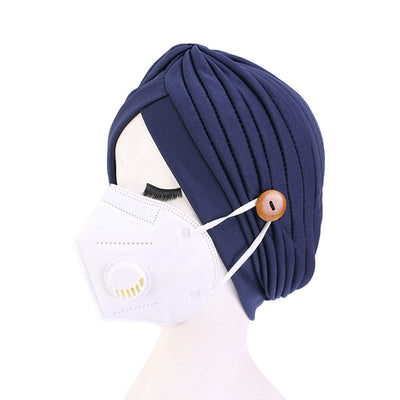 Masks Anti-Strangle Headbands With Button
