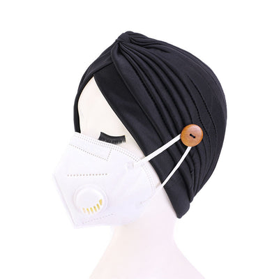 Masks Anti-Strangle Headbands With Button