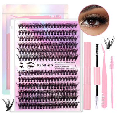 12 Rows Of 30D & 40D Clusters Lashes Set